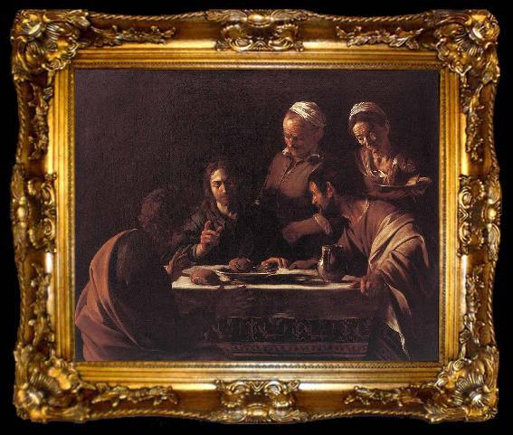 framed  Caravaggio Supper at Emmaus, ta009-2