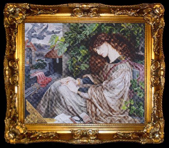 framed  Dante Gabriel Rossetti Pia de Tolomei, ta009-2