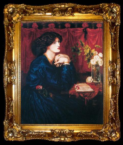 framed  Dante Gabriel Rossetti Jane Morris, ta009-2
