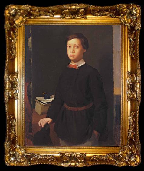 framed  Edgar Degas Portrait of Rene de Gas, ta009-2