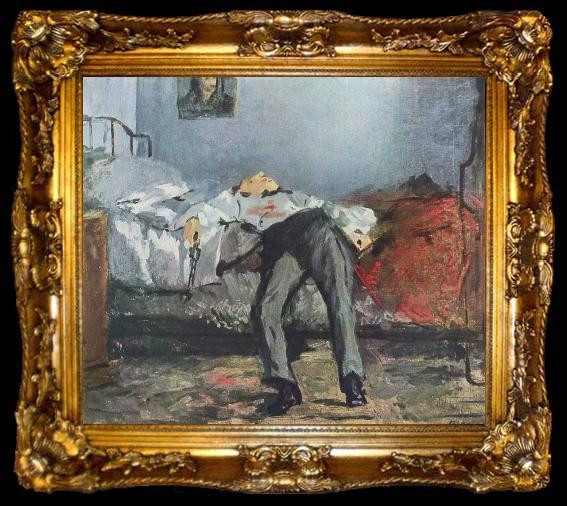 framed  Edouard Manet Le Suicide, ta009-2