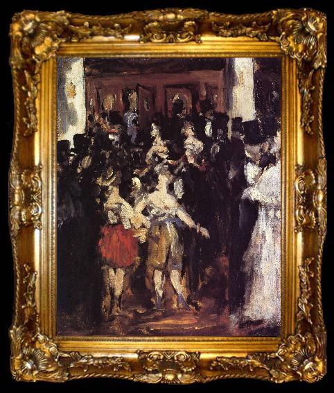 framed  Edouard Manet Le bal de lOpera, ta009-2