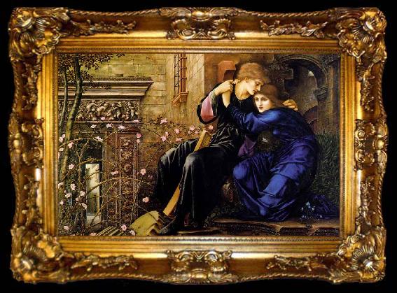 framed  Edward Burne-Jones Love Among the Ruins, ta009-2