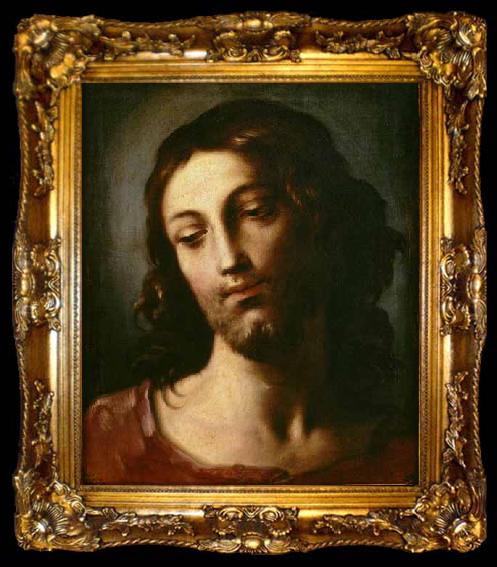 framed  Elisabetta Sirani Head of Christ, ta009-2