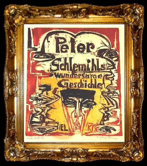 framed  Ernst Ludwig Kirchner Peter Schemihls miraculous story, ta009-2