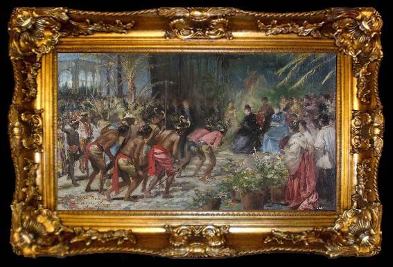 framed  Francisco Jose de Goya Esbos de la inauguracio de lExposicio Nacional de les Illes Filipines, ta009-2