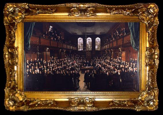 framed  George Hayter The House of Commons, ta009-2