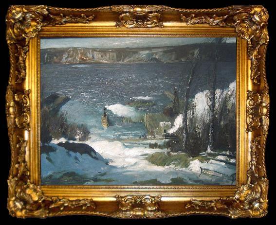 framed  George Wesley Bellows North River, ta009-2