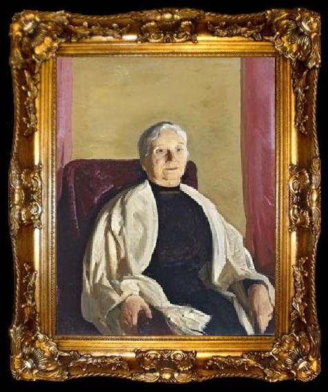 framed  George Wesley Bellows A Grandmother, ta009-2