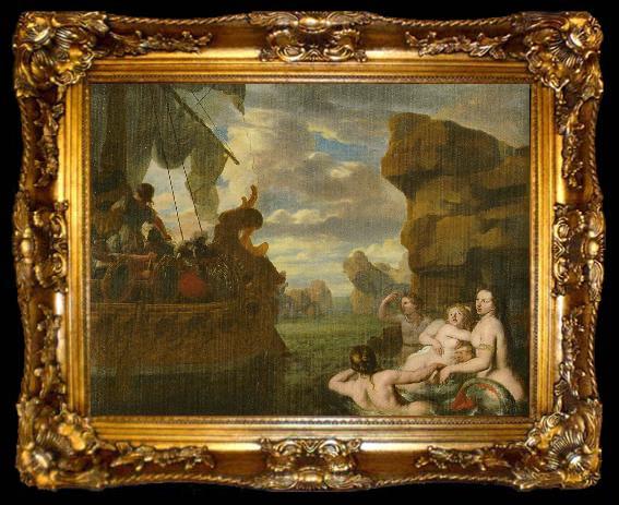 framed  Gerard de Lairesse Odysseus und die Sirenen, ta009-2