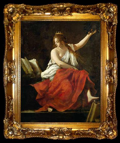 framed  Giovanni Baglione Calliope, ta009-2
