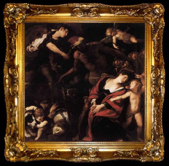framed  Giulio Cesare Procaccini Matyrdom of St Rufina and St Seconda, ta009-2