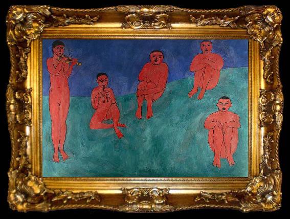 framed  Henri Matisse Music, ta009-2
