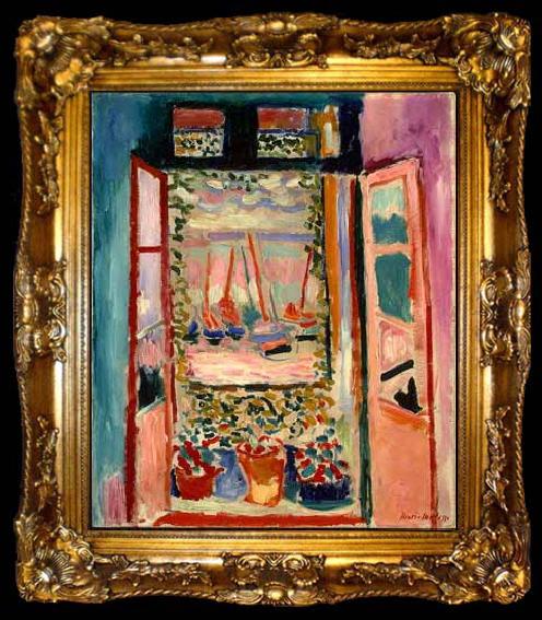 framed  Henri Matisse The Open Window, ta009-2
