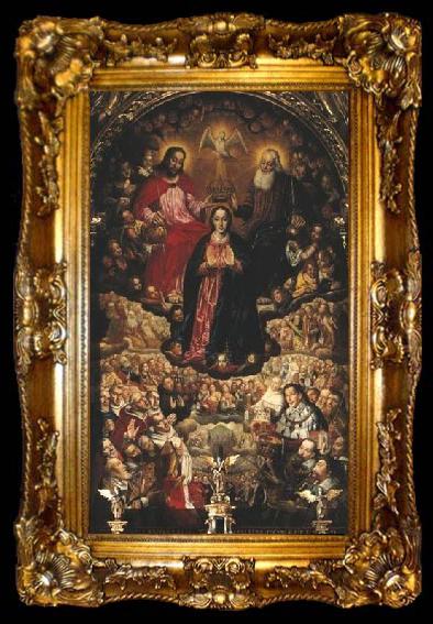 framed  Herman Han Coronation of the Virgin Mary., ta009-2