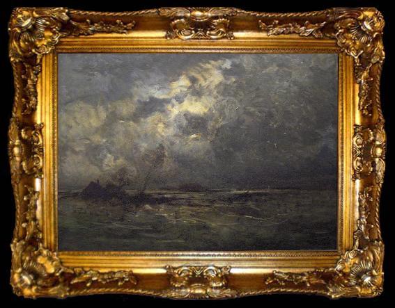 framed  Hippolyte Boulenger The inundation, ta009-2