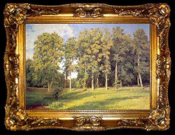 framed  Ivan Shishkin Grove near Pond, ta009-2