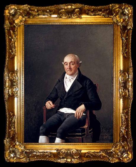 framed  Jacques-Louis David Portrait of Cooper Penrose, ta009-2