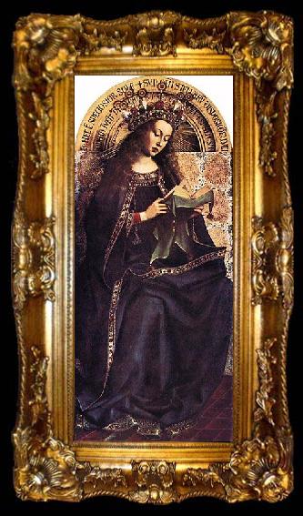 framed  Jan Van Eyck Virgin Mary, ta009-2