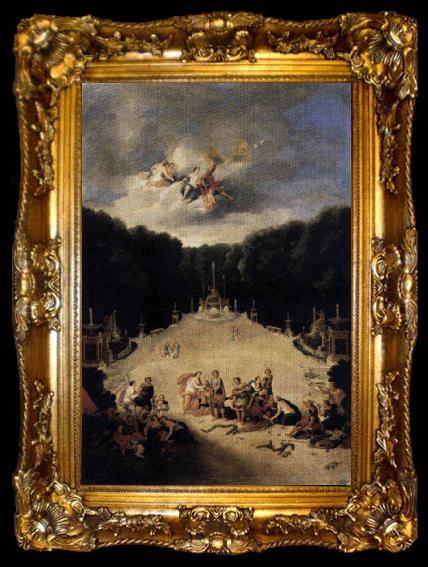 framed  Jean Cotelle View of the Arch of Triumph Grove, ta009-2