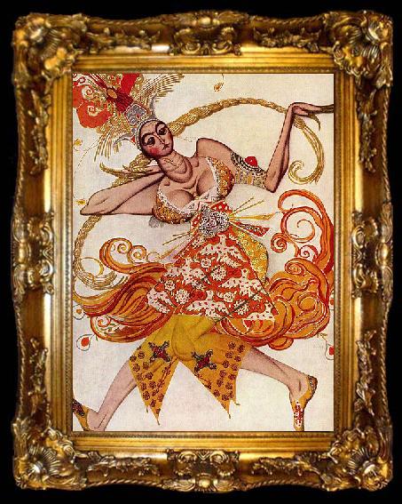 framed  Leon Bakst Ballettfigurine zu: Feuervogel, ta009-2
