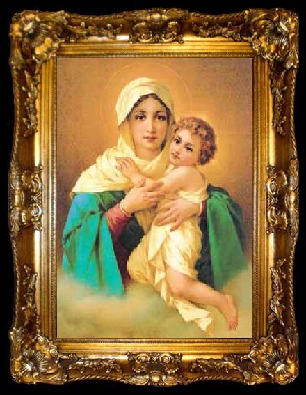 framed  Luigi Crosio Refugium Peccatorum Madonna, ta009-2