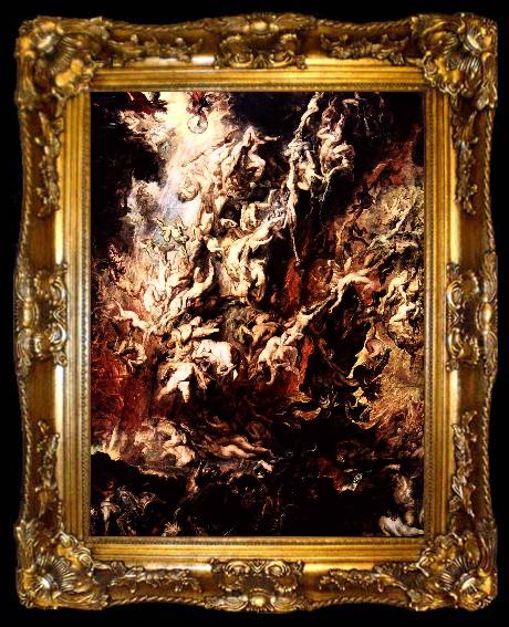 framed  Peter Paul Rubens Fall of the Damned, ta009-2