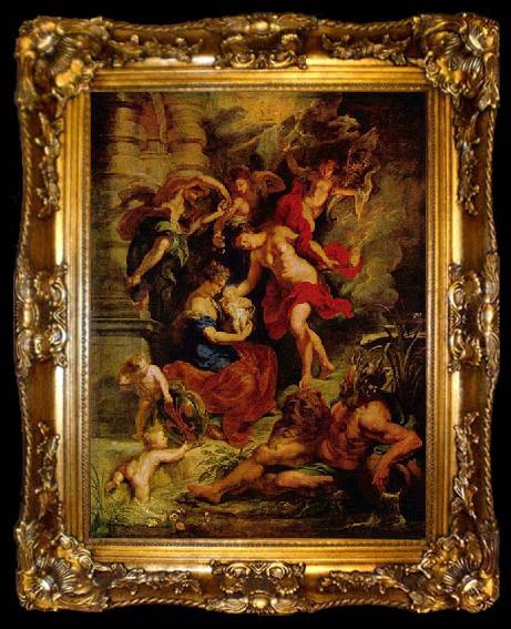 framed  Peter Paul Rubens Geburt der Maria de