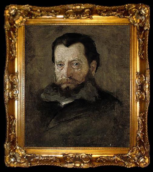framed  Philip Alexius de Laszlo Portrait of Count Erno Zichy, ta009-2