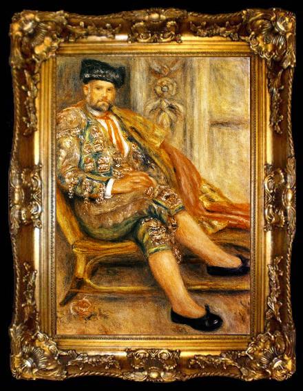 framed  Pierre-Auguste Renoir Ambroise Vollard Portrait, ta009-2