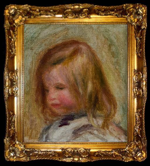 framed  Pierre-Auguste Renoir Portrait of Coco, ta009-2
