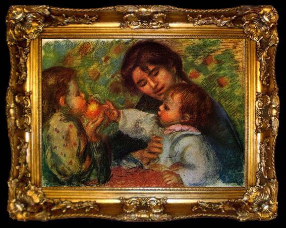 framed  Pierre-Auguste Renoir Portrat von Jean Renoir, ta009-2