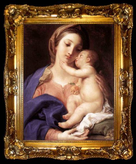 framed  Pompeo Batoni Madonna and Child, ta009-2