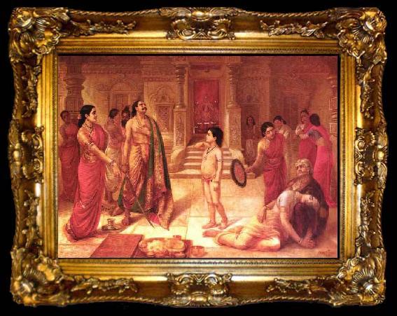 framed  Raja Ravi Varma Mohini and Rugmangada to kill his own son Raja Ravi Varma, ta009-2