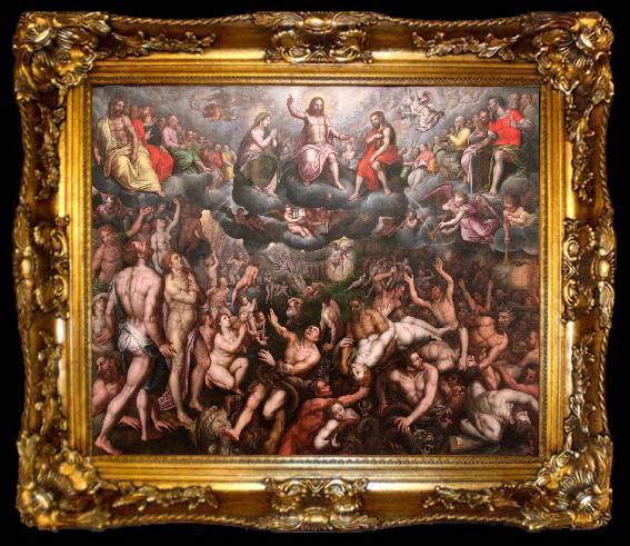 framed  Raphael Coxie The Last Judgment, ta009-2