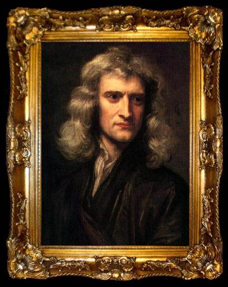 framed  Sir Godfrey Kneller Isaac Newton, ta009-2