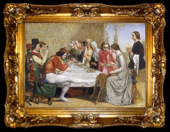framed  Sir John Everett Millais Isabella, ta009-2