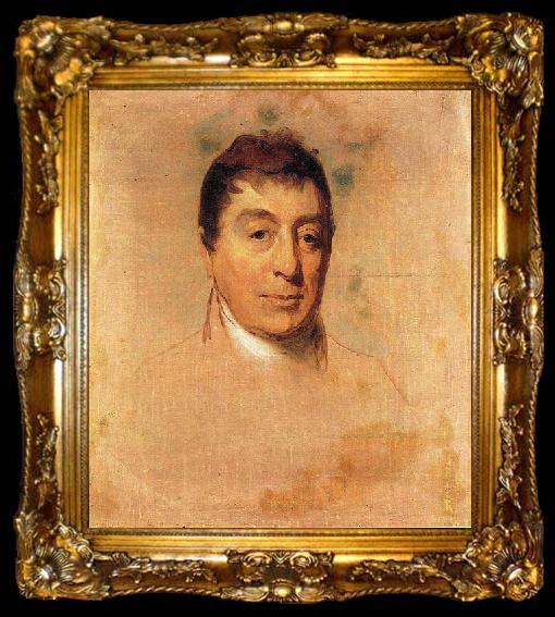 framed  Thomas Sully A Life Study of the Marquis de Lafayett, ta009-2