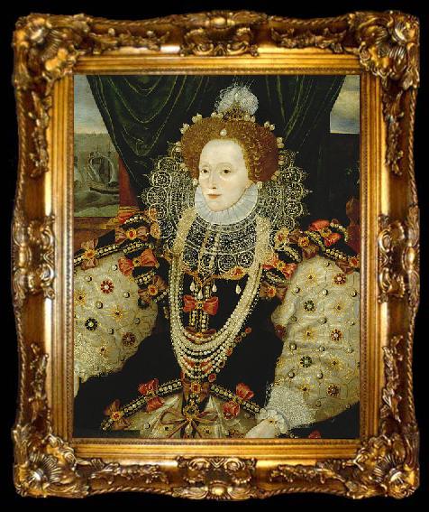 framed  george gower Elizabeth I of England, ta009-2