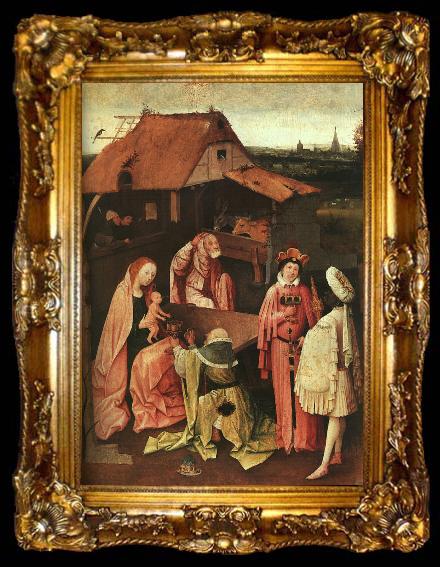 framed  BOSCH, Hieronymus Epiphany, ta009-2