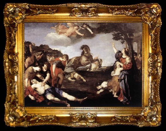 framed  CAMASSEI, Andrea The Massacre of the Niobids dfg, ta009-2