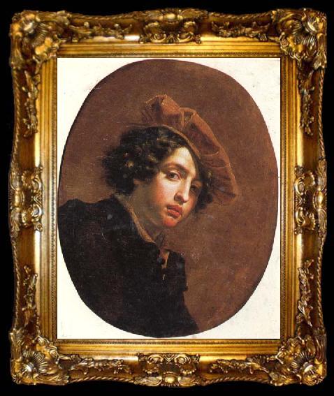 framed  Dandini, Cesare Portrait of a  Young Man, ta009-2