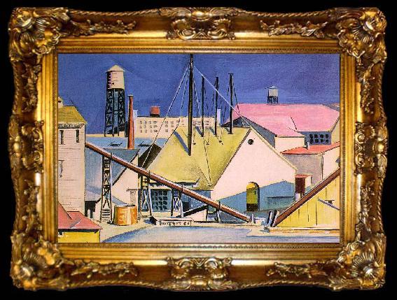 framed  Dickinson, Preston Factories, ta009-2