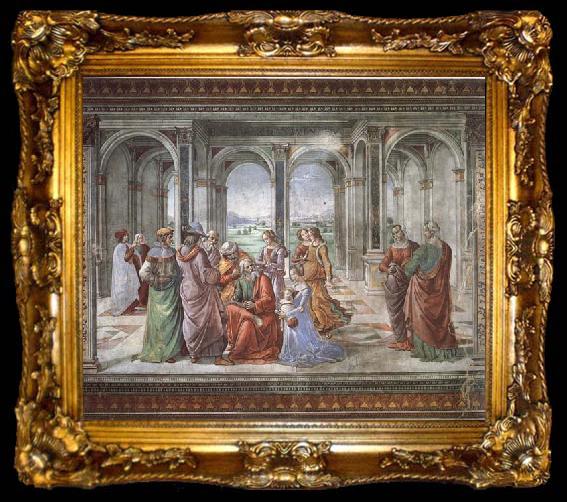 framed  Domenicho Ghirlandaio Namensgebung, ta009-2