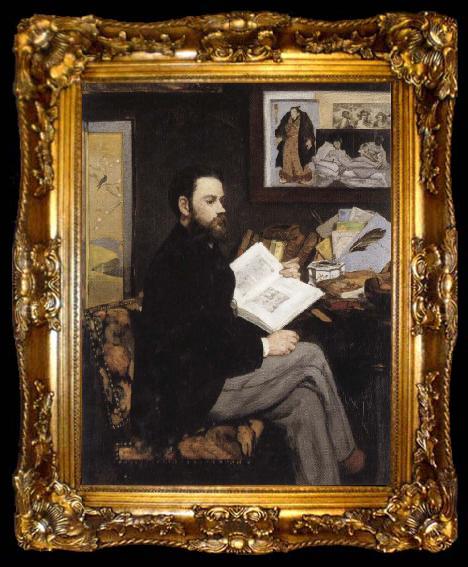 framed  Edouard Manet Emile Zola, ta009-2