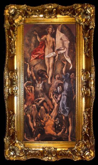 framed  El Greco Resurrection, ta009-2