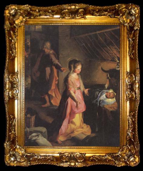framed  Federico Barocci The Nativity, ta009-2
