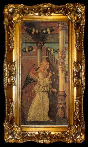 framed  Francesco Morone The Angel of the Annunciation, ta009-2