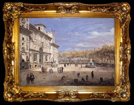 framed  Gaspar Van Wittel The Villa Medici in Rome, ta009-2