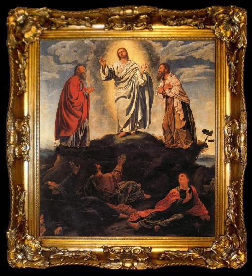 framed  Giovanni Gerolamo Savoldo The Transfiguration, ta009-2